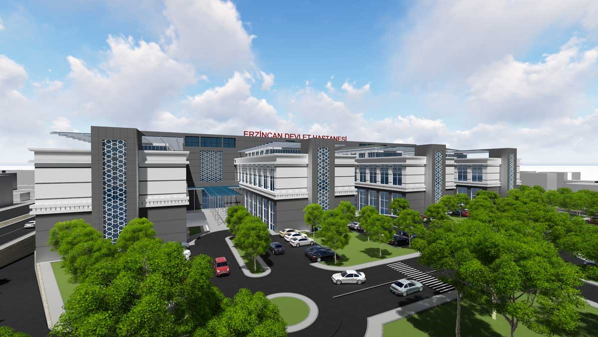 Hospital Público de Erzincan, con 500 camas