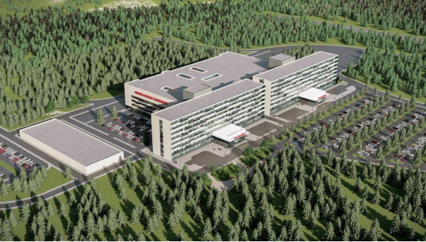 Hospital Público de Amasya, con 600 camas