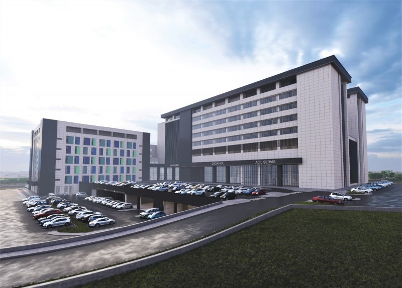 Hospital Público de Balıkesir, con 400 camas